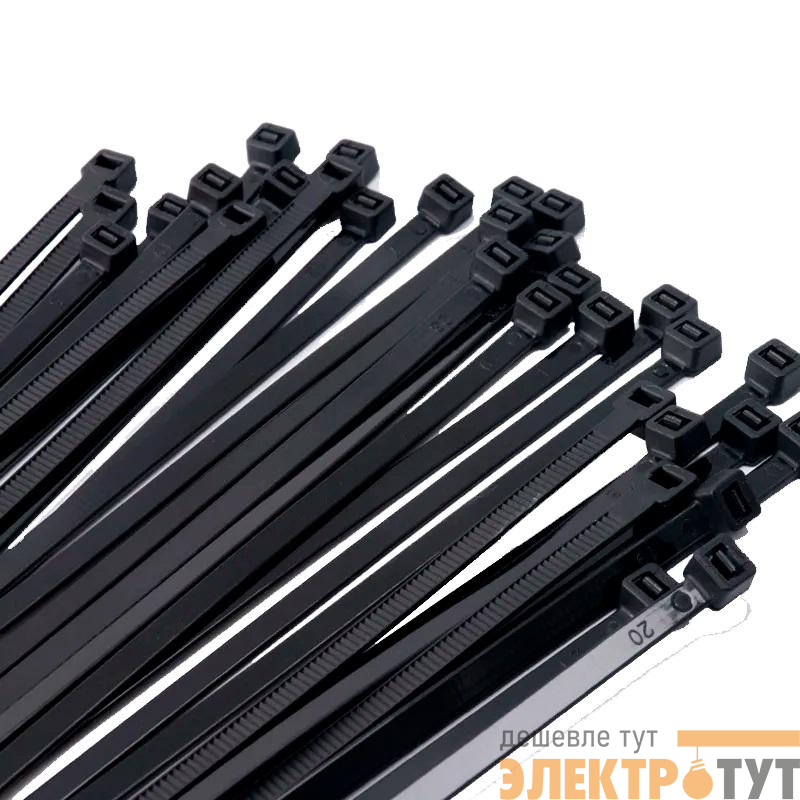 Хомут кабельный PCT 4.8х250-100BL PA6.6 (уп.100шт) JazzWay 5054608