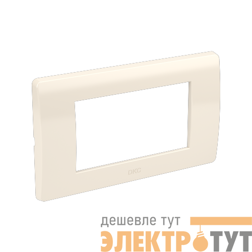 Рамка 2-м 4мод. Brava (для TOR и TBN) беж. RAL9001 DKC 75011O