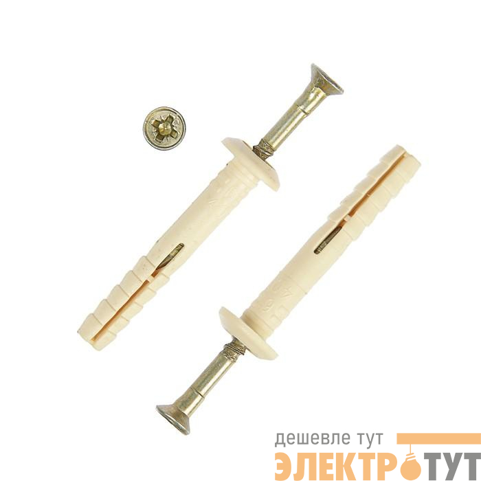 Дюбель-гвоздь нейлон гриб. SMX-G 6х40 (уп.2000шт) Tech-KREP 133395