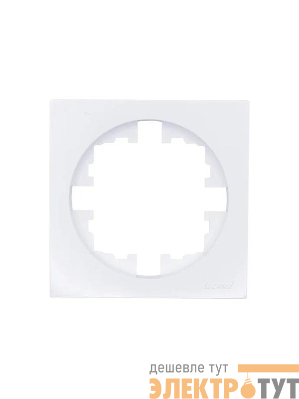 Рамка 1-м OSEN горизонт. квадрат бел. LEZARD 743-0200-146