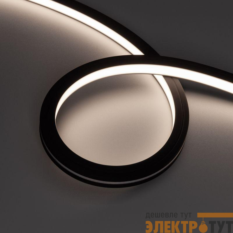 Лента светодиодная NOVA-TOP-BLACK-A120-16x15mm 24В Day 4000К 10Вт/м IP67 2835 wire x2 вывод боков. герметичная (уп.5м) Arlight 049082