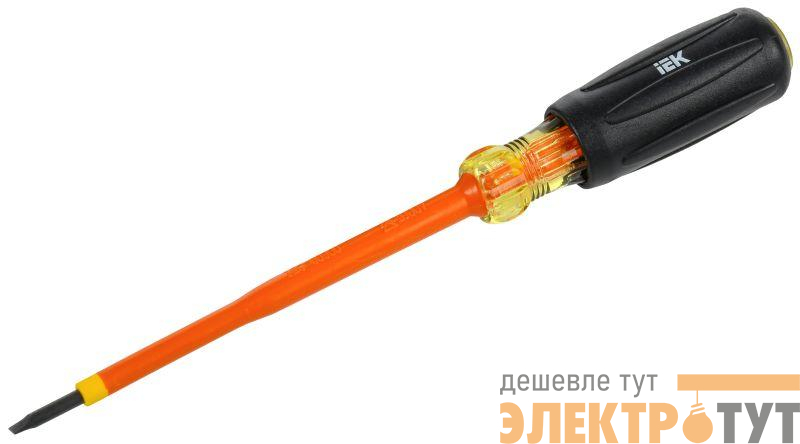 Отвертка диэлектрическая SL3.0х100 Т3 ARMA2L 5 IEK A2L5-SC30-T3-SL-30-100