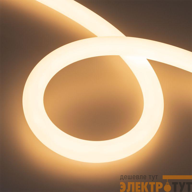 Лента светодиодная MOONLIGHT-TOP-A336-D30mm 24V Warm 3000К 14.4Вт/м IP65 wire x1 прямой вывод герметичная (уп.5м) Arlight 050481