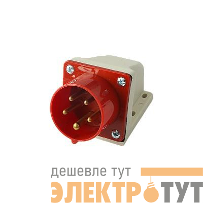 Вилка стационарная для наружной установки PPC 515 3Р+РЕ+N 16А 380В IP44 Pro JazzWay 5072855