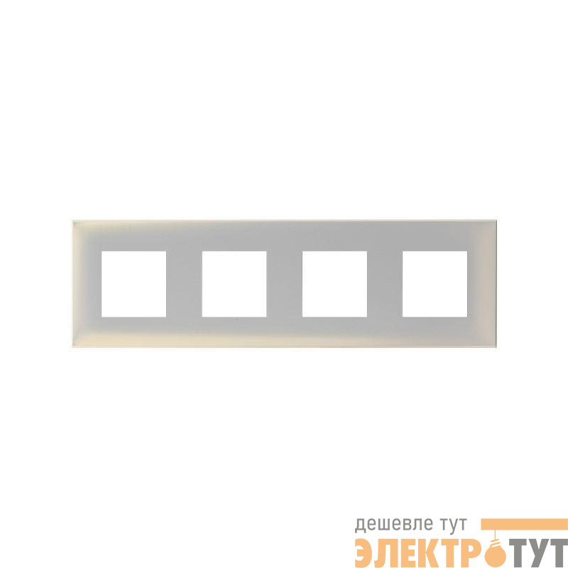 Рамка 4-м 8мод. Avanti "Белый жемчуг" DKC 4420908