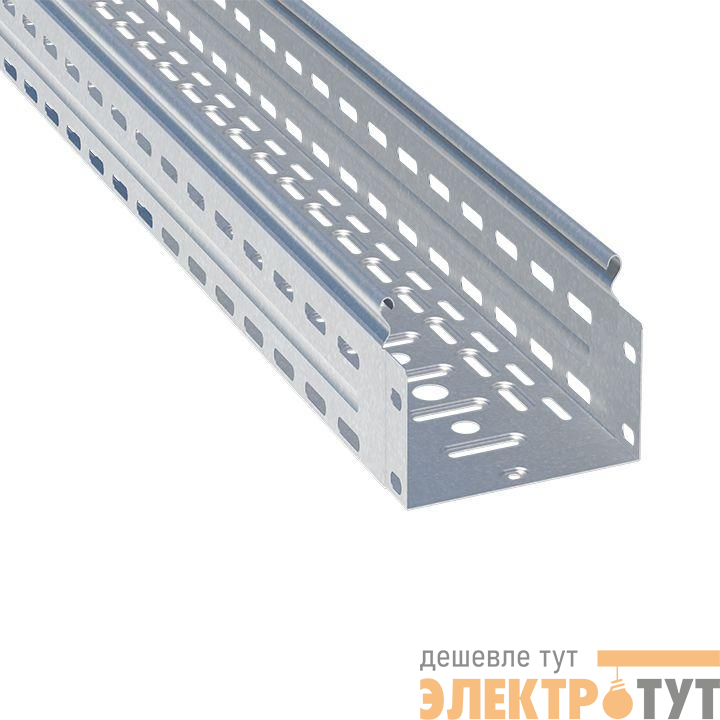 Лоток листовой перфорированный 100х200 L3000 0.8мм EKF L10020001