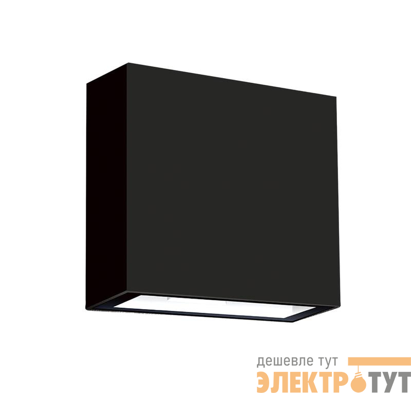 Светильник светодиодный архитектурный PWL-120120/0-90D 2х4Вт 4000К BL IP65 фасадный исполнение двухсторон. черн. Pro JazzWay 5024847