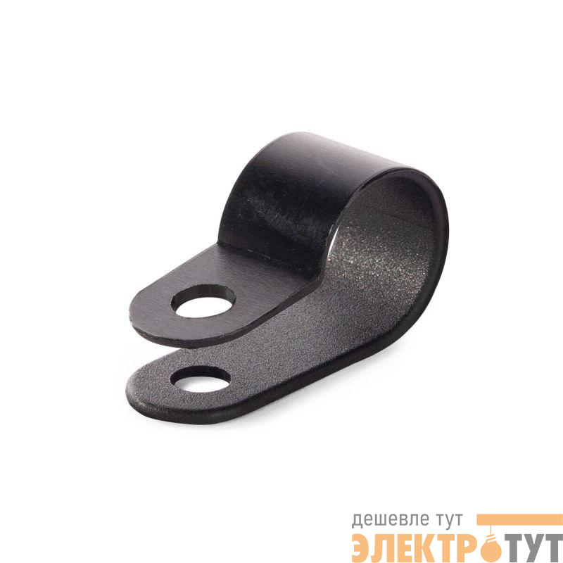 Скоба СНК 12 пластик. черн. (уп.100шт) Fortisflex 103931