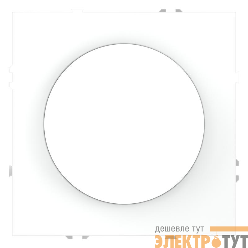 Светорегулятор поворотно-нажимной СП S70 600Вт механизм бел. матов. Voltum VLS070302