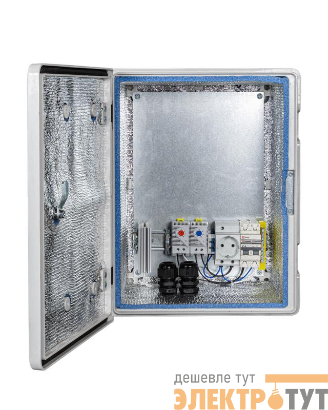 Шкаф монтажный композитный 290х390х190 Пластик-2УТП+ Mastermann 00-01020934