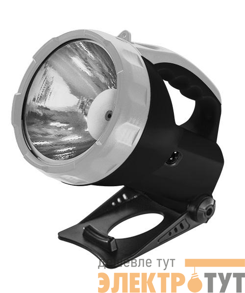 Фонарь-прожектор аккумуляторный AccuF6-L3W-bk SMD 3Вт IP20 2 режима: яркий/эконом аккум. 0.9А.ч индикатор зарядки; ремень с подставкой черн. ФАZА 5027640