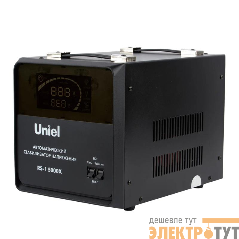 Стабилизатор напряжения RS-1 5000X 5000В.А 1ф релейный напольн. TM Uniel UL-00012858