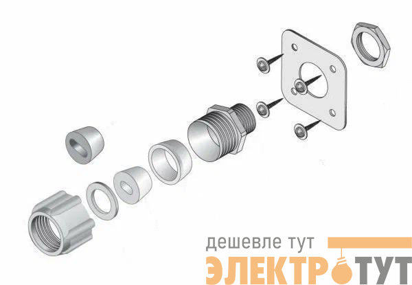 Устройство для ввода кабеля под теплоизоляцию LEK/U ССТ 2187253