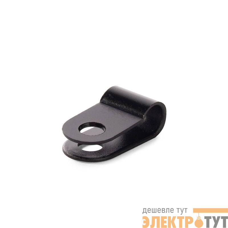 Скоба СНК 5 пластик. черн. (уп.100шт) Fortisflex 103928