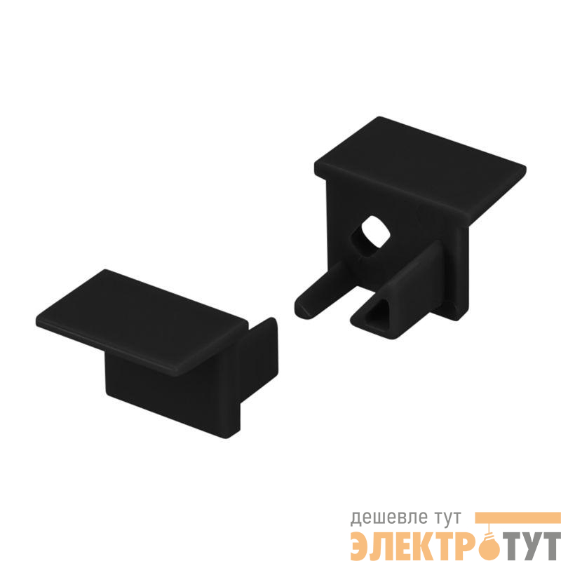 Комплект заглушек SL-BEVEL-H10-F14 BLACK пластик (комплект) Arlight 044089