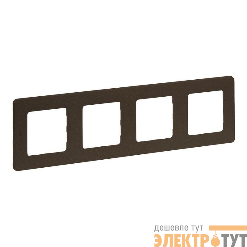 Рамка 4-м Inspiria бронз. IEK 673969