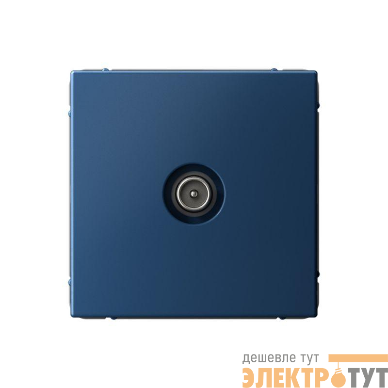 Розетка телевизионная оконечная TV ArtGallery 1дБ механизм аквамарин SE GAL001191