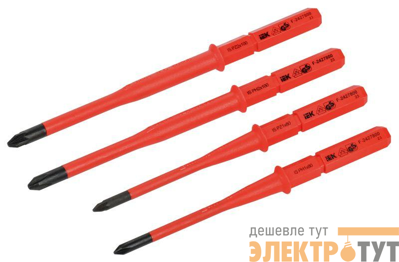 Набор диэлектрических жал SLIM PH-PZ 4шт ARMA2L 5 IEK A2L5-SH21D-BI-1-T2-204