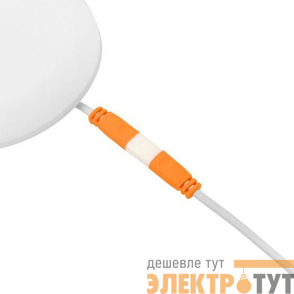 Светильник светодиодный ДВО 1103 10Вт 6500К IP20 круглый встраив. даунлайт безрамочный LUMA EKF DLL-1103-R-10-6500