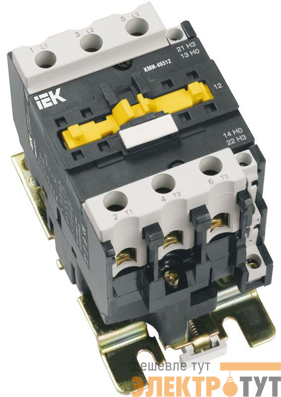 Контактор КМИ-48012 80А 230В/AC3 1НО 1Н3 IEK KKM41-080-230-11