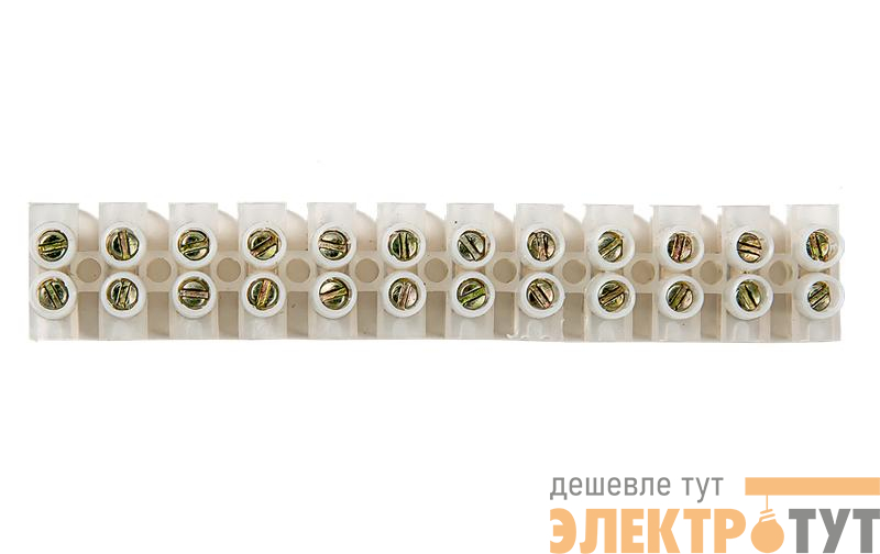 Колодка КЗВ 6-12 6А 1.5-4мм 12пар IN HOME 4690612032528