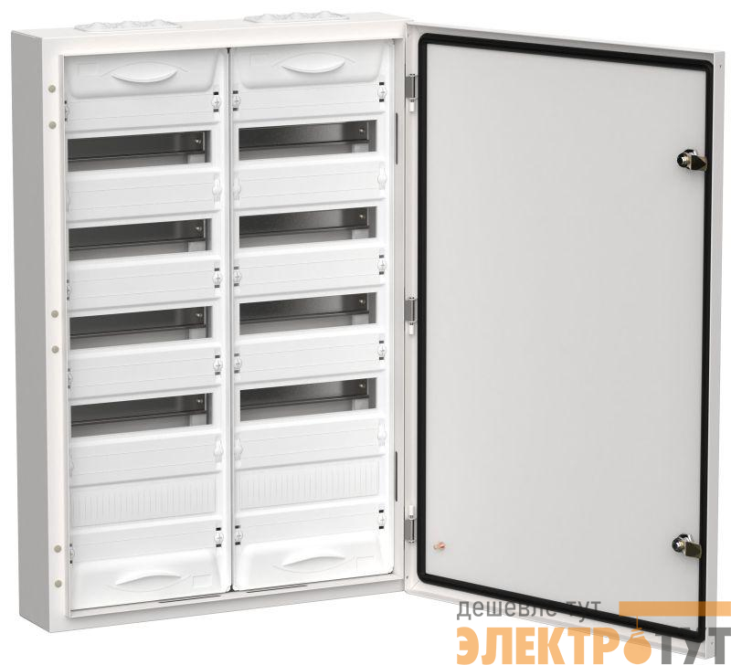 Корпус ЩРн-120 (2х60) TITAN 5 835х570х140 IP54 одна дверь метал. бел. IEK TI5-50-N-2X060-54