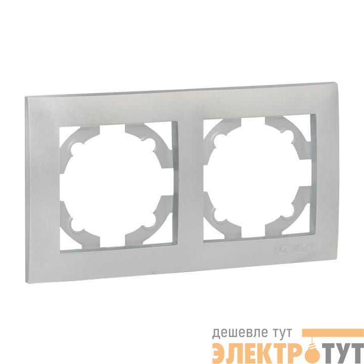 Рамка 2-м Валенсия сталь EKF EWM-G-302-30