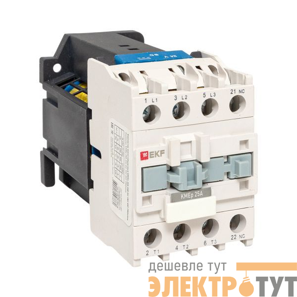 Контактор КМЭп-3 25А кат. 24В DC 1НЗ EKF ctr-s-25-24-1НЗ-p