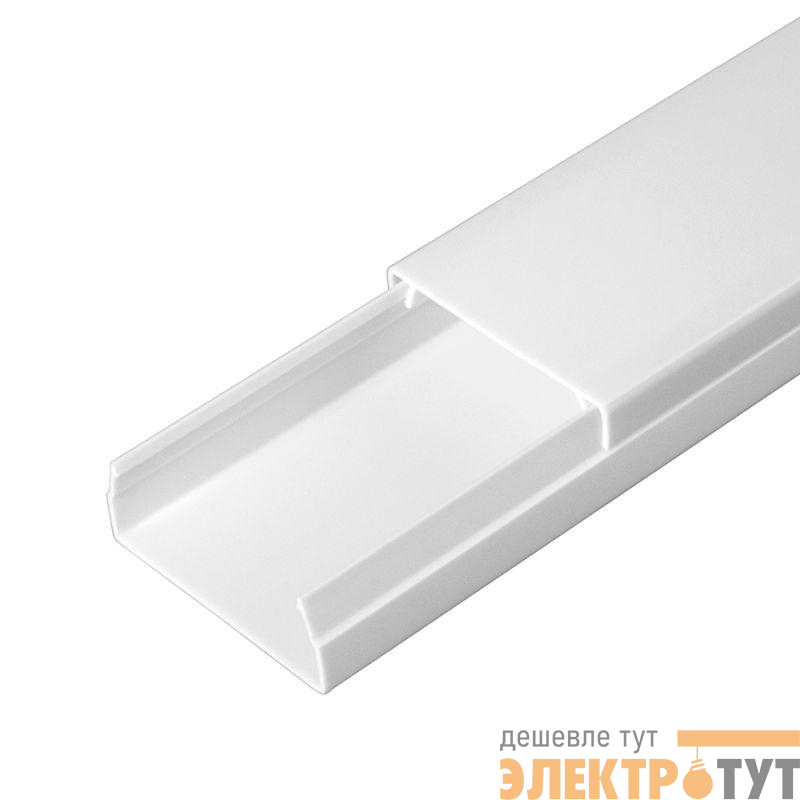 Кабель-канал 40х16 L2000 с двойн. замком бел. Промрукав PR.0325206