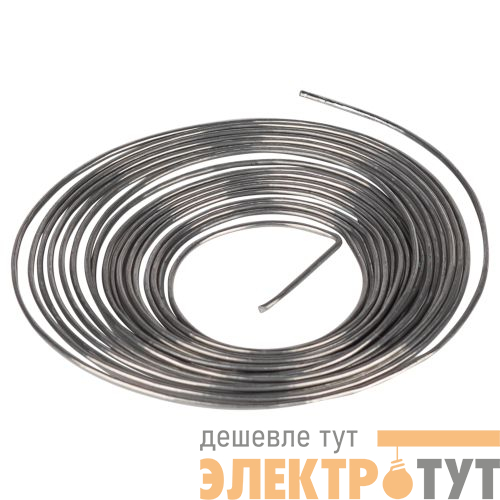 Припой с канифолью для пайки ПОС 61 трубка d0.8мм спираль 2м Эра Б0061081