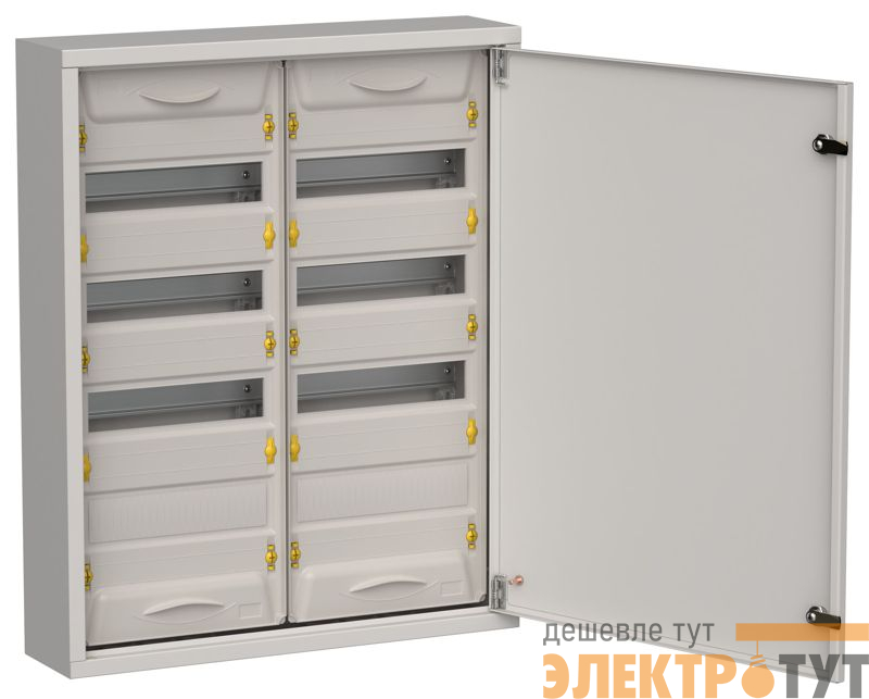 Корпус ЩРн-96 (2х48) TITAN 5 710х570х140 IP31 метал. сер. IEK TI5-50-N-2X048-31-7035