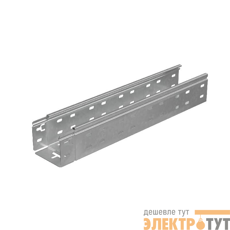 Лоток перфорированный 80х100 L4000 1.0мм "Быстрый монтаж ПЛЮС" КМ PL14313