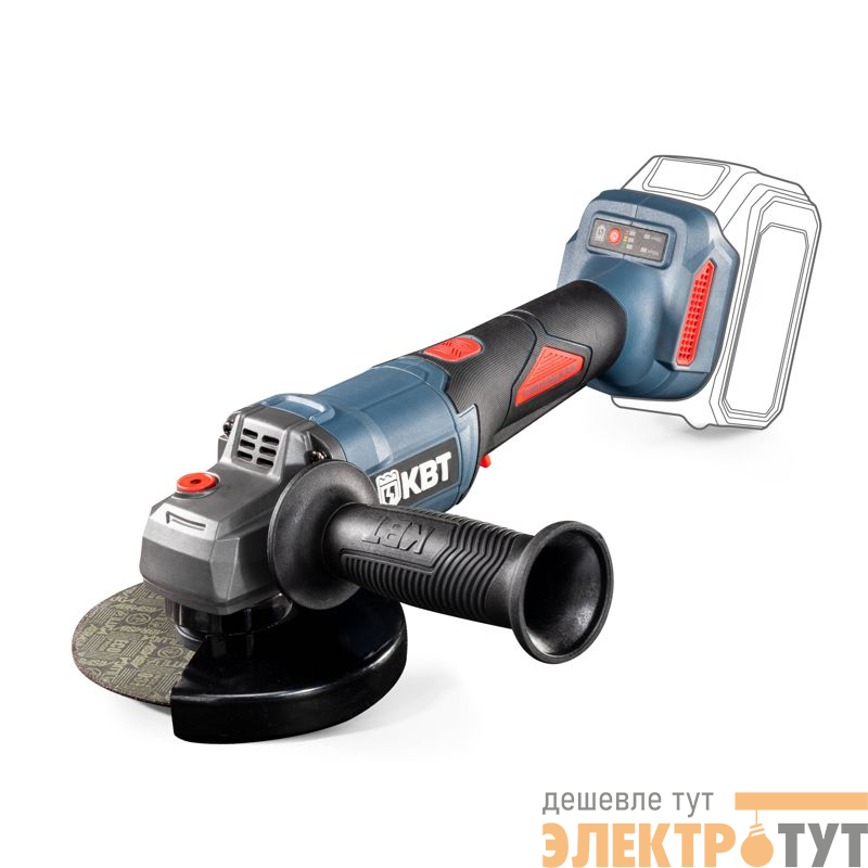 Машина шлифовальная угловая GB-20-125R (без АКБ и заряд. устр.) КВТ 104541