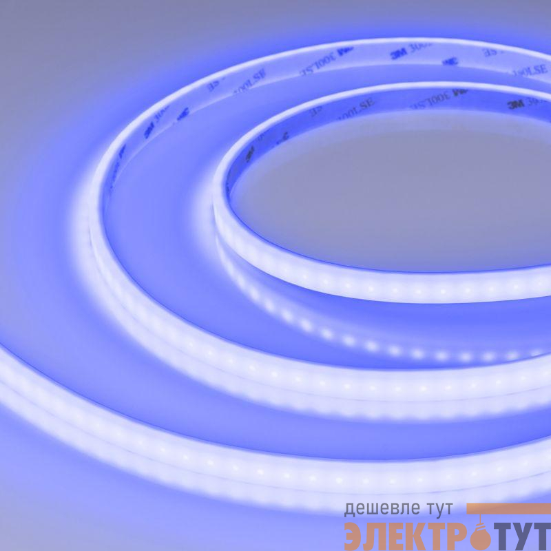 Лента светодиодная RTW-PSW-A120-10mm 24V Blue 9.6Вт/м IP67 2835 герметичная (уп.5м) Arlight 040764
