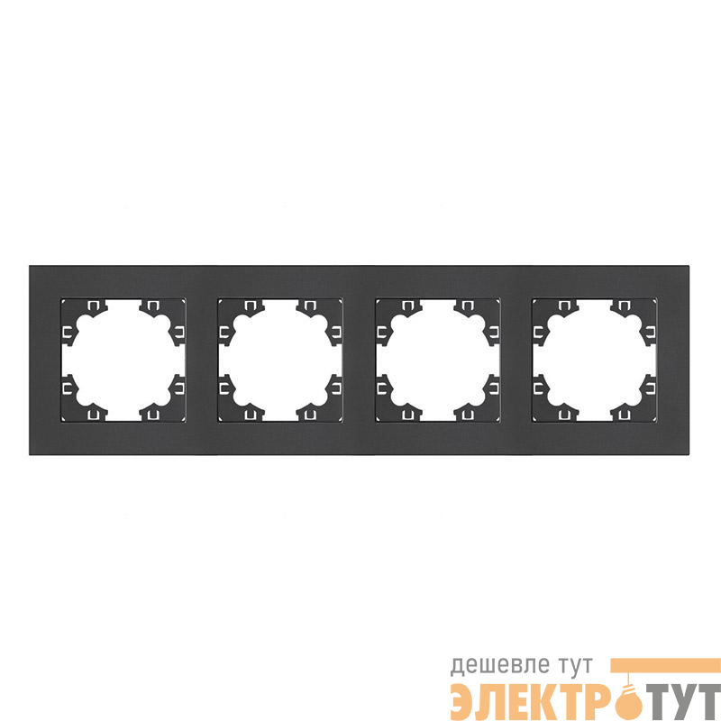 Рамка 4-м Афина универс. графит Universal A0046-Gr