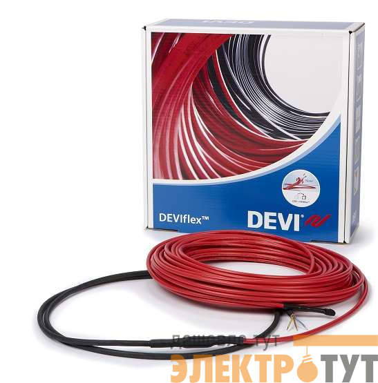 Комплект "Теплый пол" (кабель) двухжильный DEVIflex 18T 1340Вт 74м DEVI 140F1246 изображение