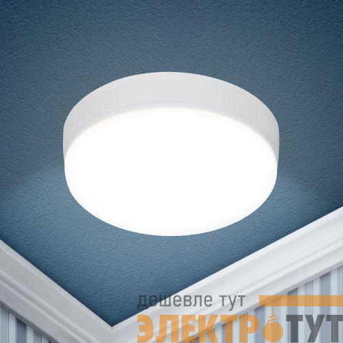 Светильник светодиодный LED 15-18-4K накладной круглый 18Вт 4000К Эра Б0054332