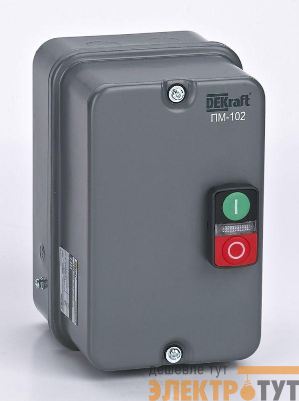 Пускатель электромагнитный 40А AC110В 50/60Гц в метал. оболочке DEKraft 23612DEK