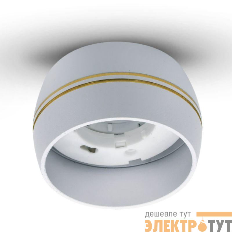 Светильник встраиваемый IP20 металлический под лампу GX53 LGX53-03 C01 бел. Camelion 15397