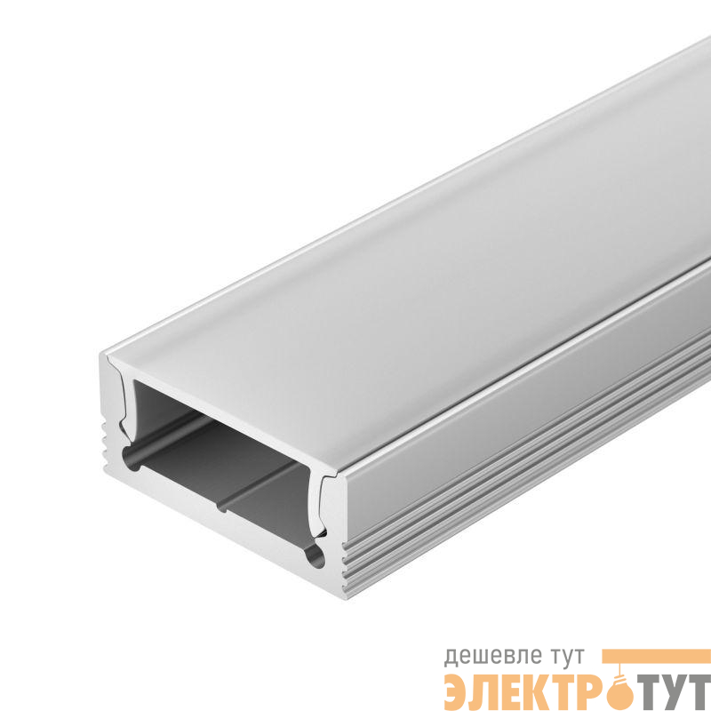 Профиль SL-SLIM-H7-2000 ANOD+OPAL L2000 с экраном алюм. Arlight 036834