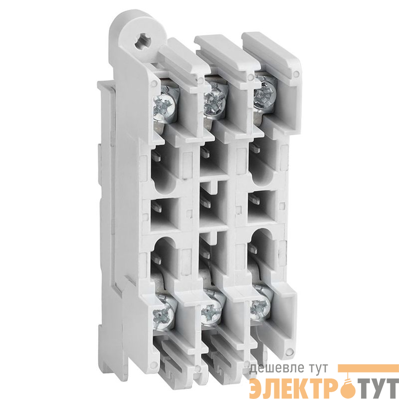 Разъем неподвижный вторичных цепей OptiMat D100 D160 D250 D400 D630-УХЛ3 (9 контактов) КЭАЗ 327372