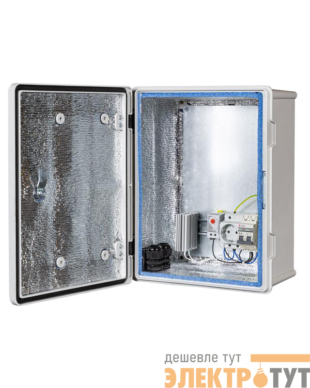 Шкаф монтажный композитный 290х390х190 Пластик-2УТ+ Mastermann 00-01020932