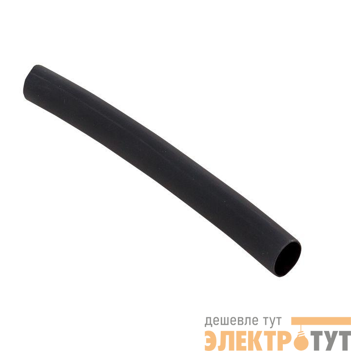 Набор трубок термоусадочных ТУТк клеевые 9/3 нг черн. по 100мм (уп.20шт) PROxima EKF tut-k-n-9