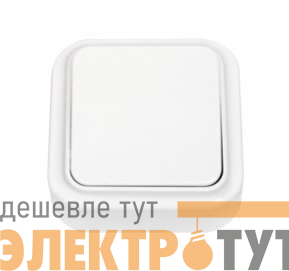 Выключатель 1-кл. ОП 6А IP20 бел. Bylectrica А1 6-131