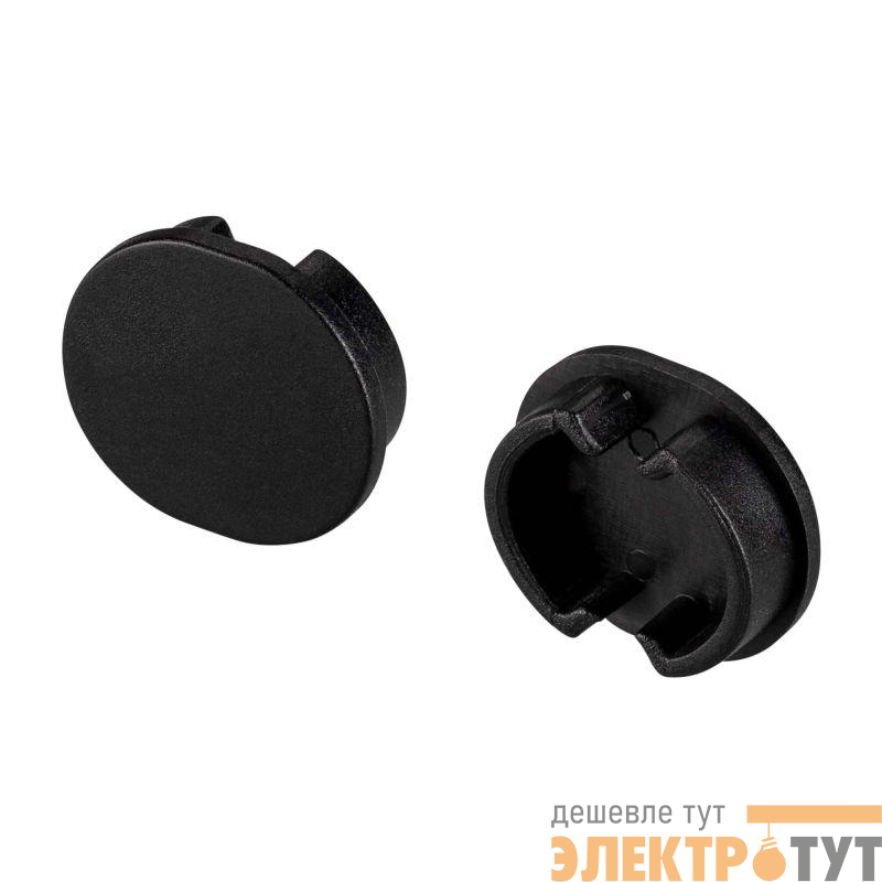 Заглушка ARH-ROUND-D20-DUAL BLACK глухая пластикArlight 039303