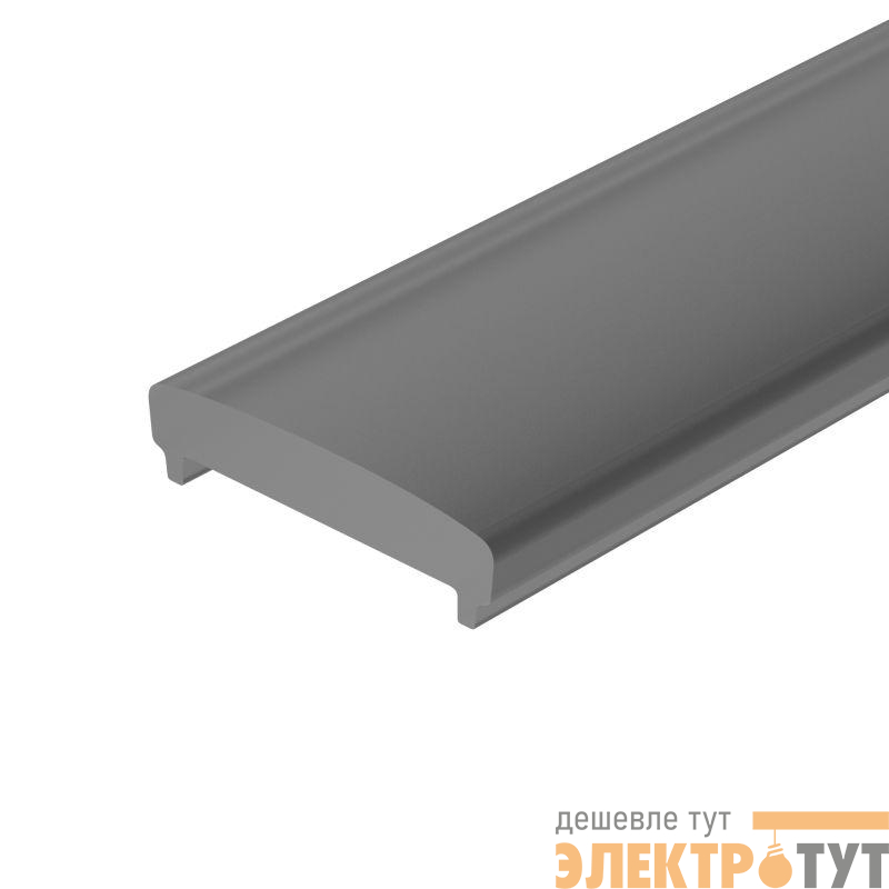 Экран FLOOR18-H15-3000 BLACK пластик (уп.3м) Arlight 045680