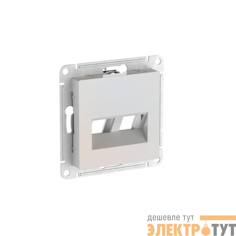 Накладка двойная AtlasDesign для информационных функций типа Keystone жемчуж. SE ATN000490