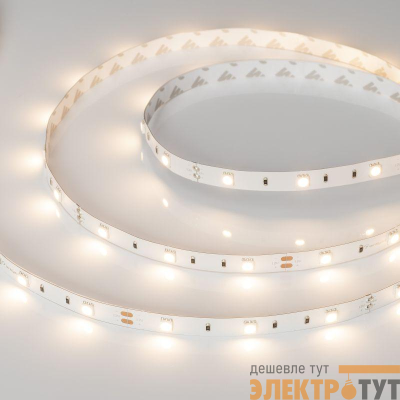 Лента светодиодная RT-B30-10mm 12V Warm 3000К 7.2Вт/м IP20 5060 (уп.5м) Arlight 028582(2)