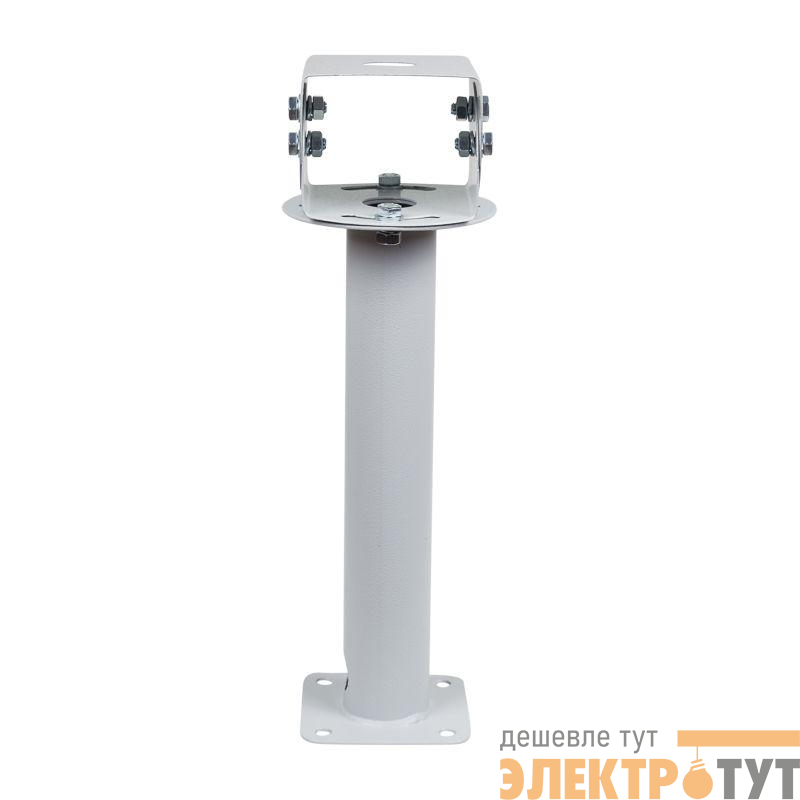 Кронштейн для камер видеонаблюдения с поворотной площадкой труба 51мм 30см REXANT 34-0872