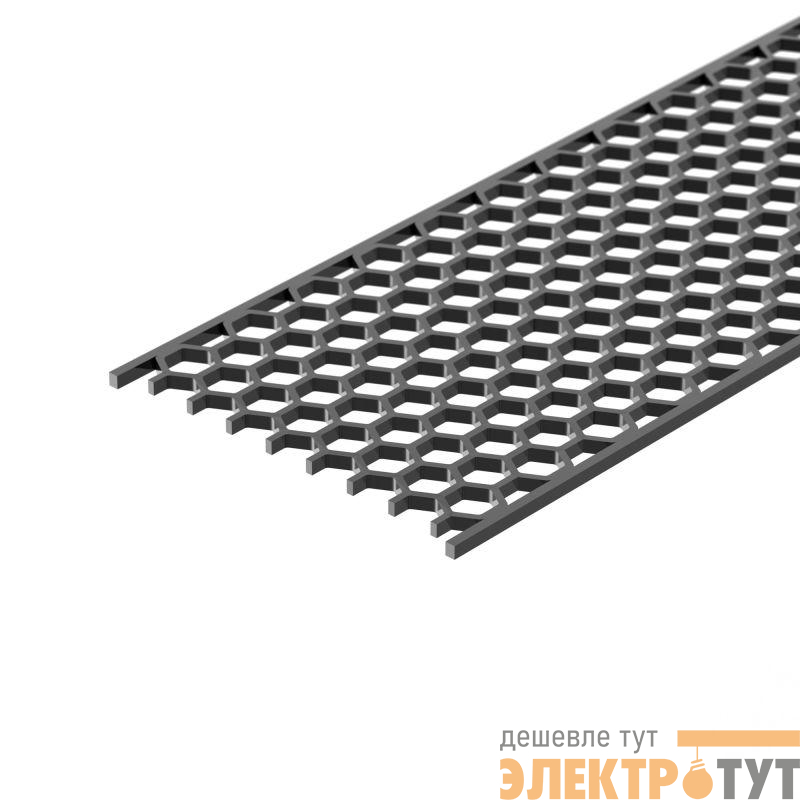 Решетка антибликовая LINE-5075-HONEYCOMB BLACK пластик (комплект) Arlight 044883